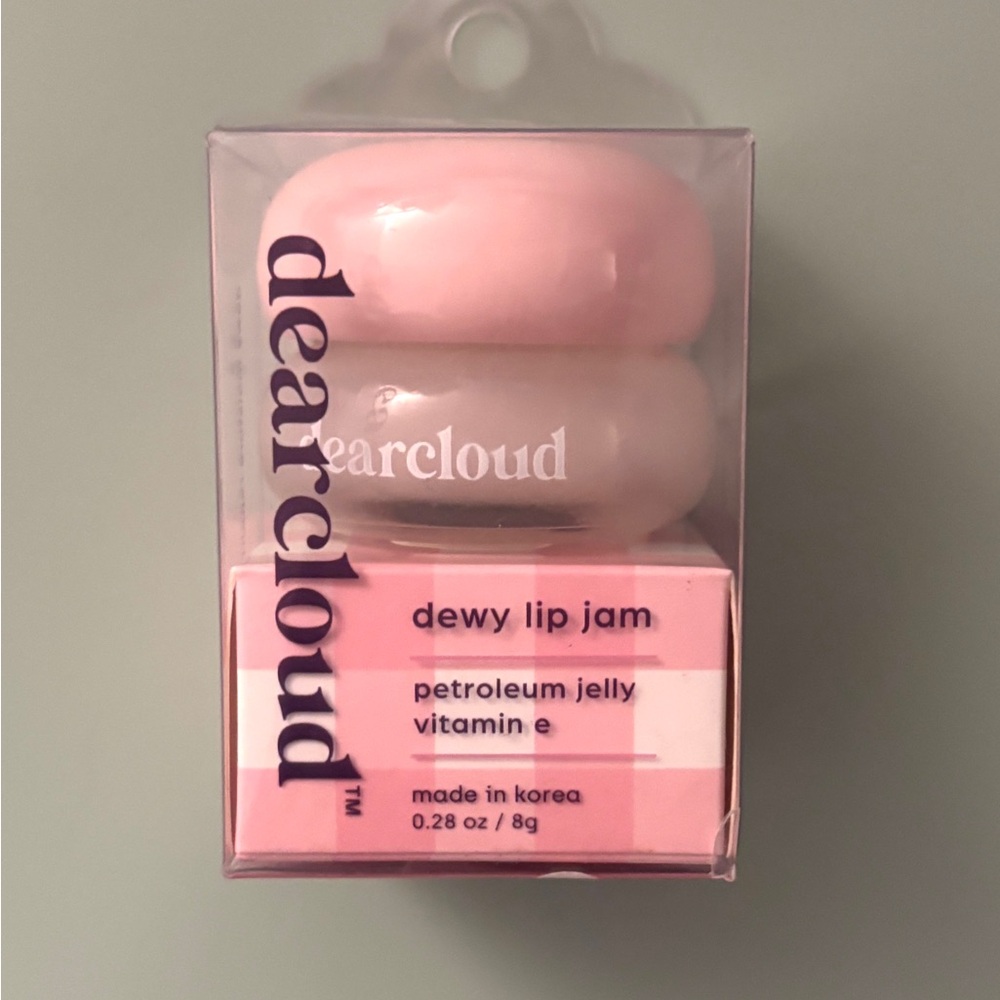 dearcloud Dewy Lip Jam – Hydrating Tinted Lip Balm & Gloss (Crystal)